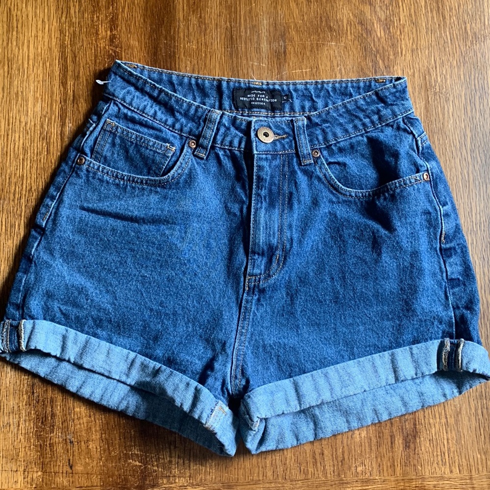 Factorie High Waisted Jean Short
